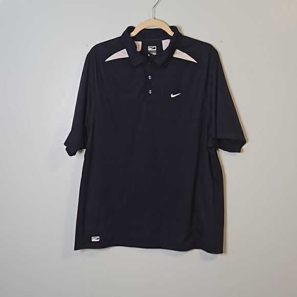 Nike navy blue polo. Size L. - Picture 1 of 6